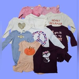 10 Piece 18mo Long Sleeve Tops